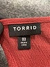 Torrid 100% Rayon Burgundy Short Sleeve Blouse Size Med Plus (00) - photo 7