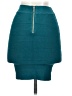 Bebe Solid Teal Casual Skirt Size XS - photo 2