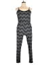 Xhilaration Chevron-herringbone Gray Jumpsuit Size L - photo 1