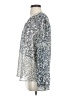 Vince Camuto 100% Polyester Silver Long Sleeve Blouse Size S - photo 5