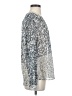 Vince Camuto 100% Polyester Silver Long Sleeve Blouse Size S - photo 4