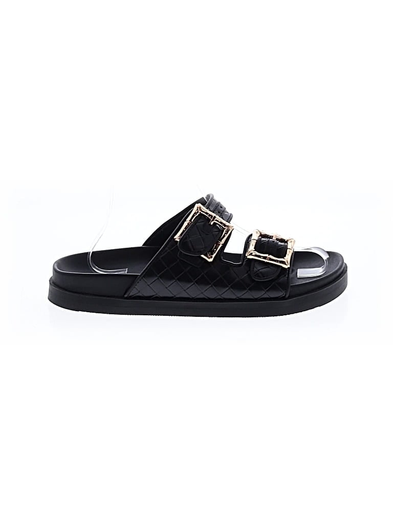 Pre-owned Cushion Aire Sandals In Black