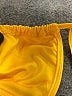 Unbranded Yellow Swimsuit Top Size M (estimated) - photo 3