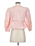 Sunday Best 100% Polyester Pink 3/4 Sleeve Blouse Size XXS - photo 2