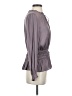 Current Air 100% Polyester Gray Long Sleeve Blouse Size XS - photo 4