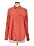 Eddie Bauer Solid Orange Long Sleeve Blouse Size L - photo 1
