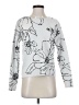 Tahari Floral Silver Pullover Sweater Size XS - photo 1