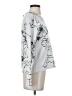 Tahari Floral Silver Pullover Sweater Size XS - photo 4