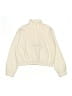 90 Degree by Reflex Ivory Turtleneck Sweater Size 10 - photo 1