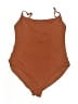 Unbranded Solid Brown One Piece Swimsuit Size XL (estimated) - photo 1