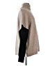LINE Color Block Tan Turtleneck Sweater Size M - photo 4