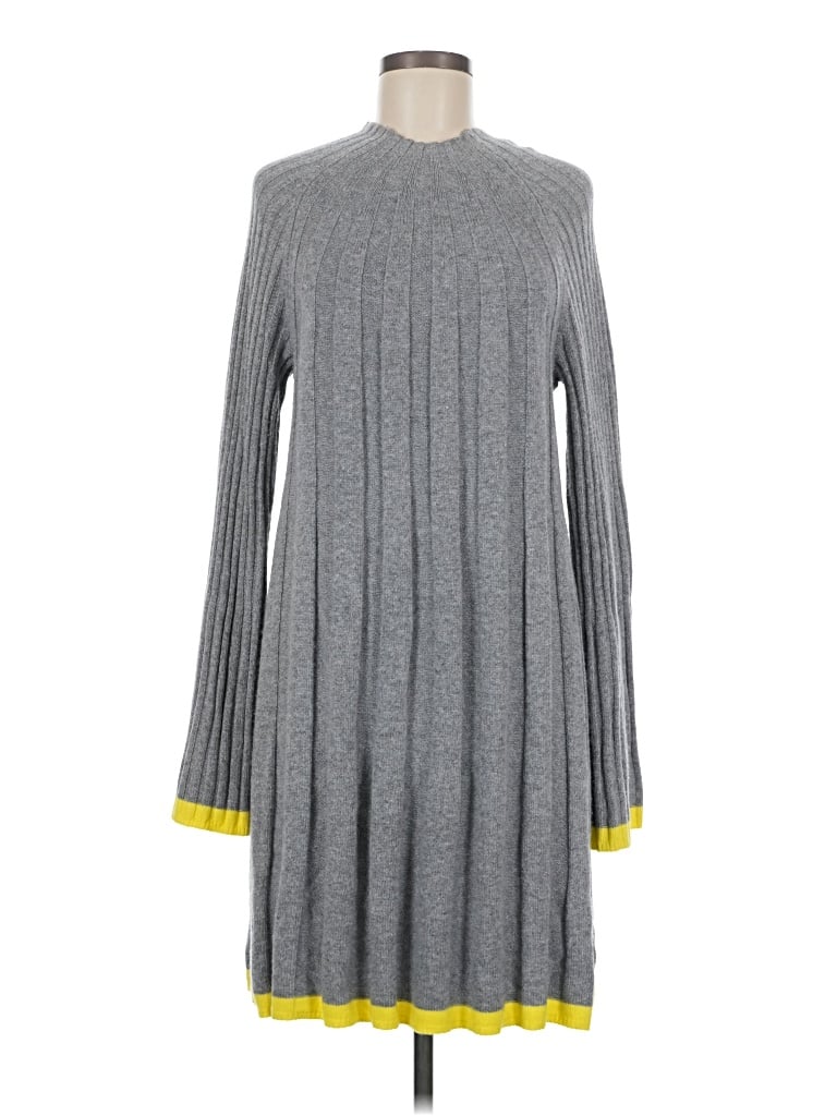 Pre-owned Anthropologie Pullover Sweater In Gray