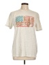 Assorted Brands Ivory Short Sleeve T-Shirt Size L - photo 1