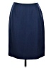 Le Suit 100% Polyester Solid Blue Formal Skirt Size 4 - photo 1