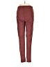 Lyssé Solid Burgundy Casual Pants Size S - photo 2