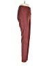 Lyssé Solid Burgundy Casual Pants Size S - photo 4