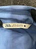 Zara Blue Long Sleeve Button-Down Shirt Size XS - photo 6
