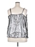 Shein Curve 100% Polyester Silver Tube Top Size 4X - photo 2