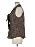 41Hawthorn 100% Polyester Brown Sleeveless Blouse Size M - photo 5