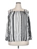 Libian 100% Rayon Silver 3/4 Sleeve Blouse Size 2X - photo 1