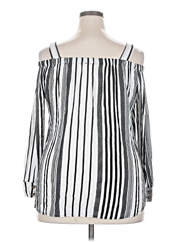 Libian 3/4 Sleeve Blouse (view 2)