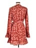 The Fifth Label 100% Polyester Paisley Red Cocktail Dress Size L - photo 2