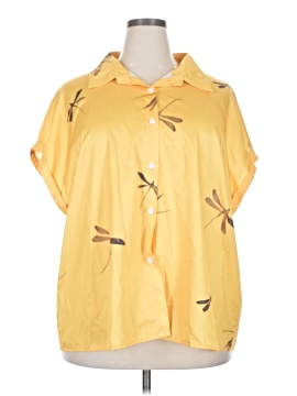 Shein Curve Short Sleeve Blouse