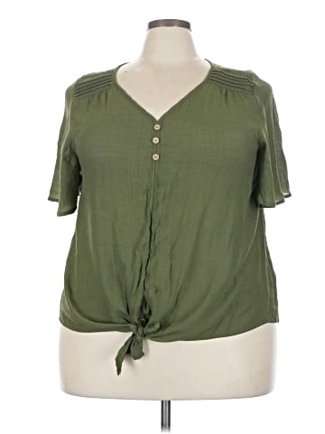 Perseption Concept Short Sleeve Blouse (view 1)