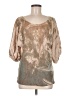 XXI Tan 3/4 Sleeve Blouse Size M - photo 1