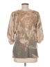 XXI Tan 3/4 Sleeve Blouse Size M - photo 2