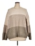 H&M Color Block Tan Pullover Sweater Size XL - photo 1
