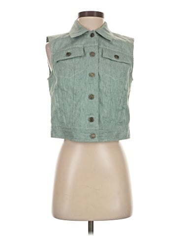 Worth New York Denim Vest (view 1)