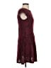 AB Studio Paisley Burgundy Cocktail Dress Size S - photo 4