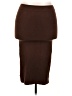 Yitty Solid Brown Casual Skirt Size XXL - 1X - photo 1