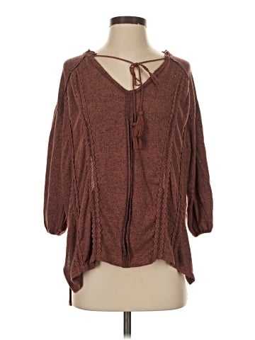 Miss Me 3/4 Sleeve Blouse (view 1)