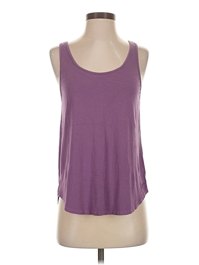 Pre-owned Kavu Tank Top Purple Halter Neckline Tops