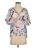 Juicy Couture Blue Short Sleeve Blouse Size XS - photo 1