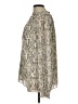 Current Air 100% Polyester Animal Print Silver Long Sleeve Blouse Size L - photo 5