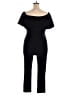 Boohoo Solid Black Jumpsuit Size 14 - photo 2