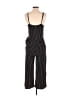 Kaileigh Stripes Black Jumpsuit Size M - photo 2