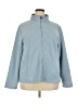 Assorted Brands Solid Blue Jacket Size XXL - photo 1
