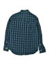 Crewcuts Outlet 100% Cotton Plaid Green Long Sleeve Button-Down Shirt Size 10 - photo 2