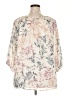 Papermoon 100% Polyester Ivory 3/4 Sleeve Blouse Size 2X - photo 2