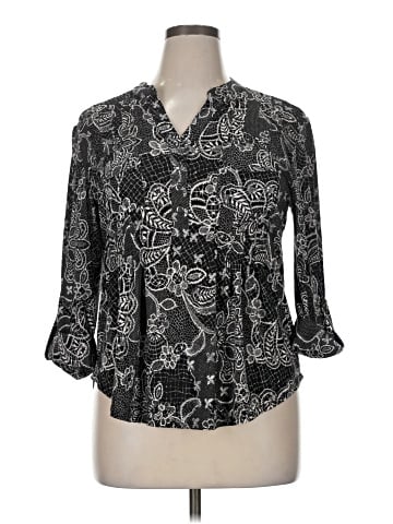New Directions 3/4 Sleeve Blouse (view 1)