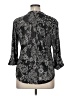 New Directions Paisley Black 3/4 Sleeve Blouse Size XL (petite) - photo 2