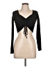 Zara Black Long Sleeve Top Size L - photo 1