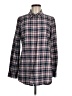 Tyler Boe 100% Cotton Plaid Gray Long Sleeve Button-Down Shirt Size M - photo 1