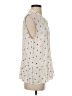 Paul Smith 100% Viscose Hearts Ivory Sleeveless Button-Down Shirt Size P (petite) - photo 4