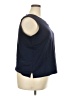 Talbots Outlet 100% Cotton Blue Sleeveless Blouse Size 2X - photo 4