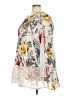 Catalog Classics 100% Polyester Floral Ivory 3/4 Sleeve Blouse Size 3X (estimated) - photo 5